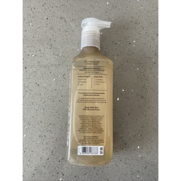 Bath & Body Works WARM VANILLA SUGAR Your Choice Soap or Shower Gel - Picture 3 of 6